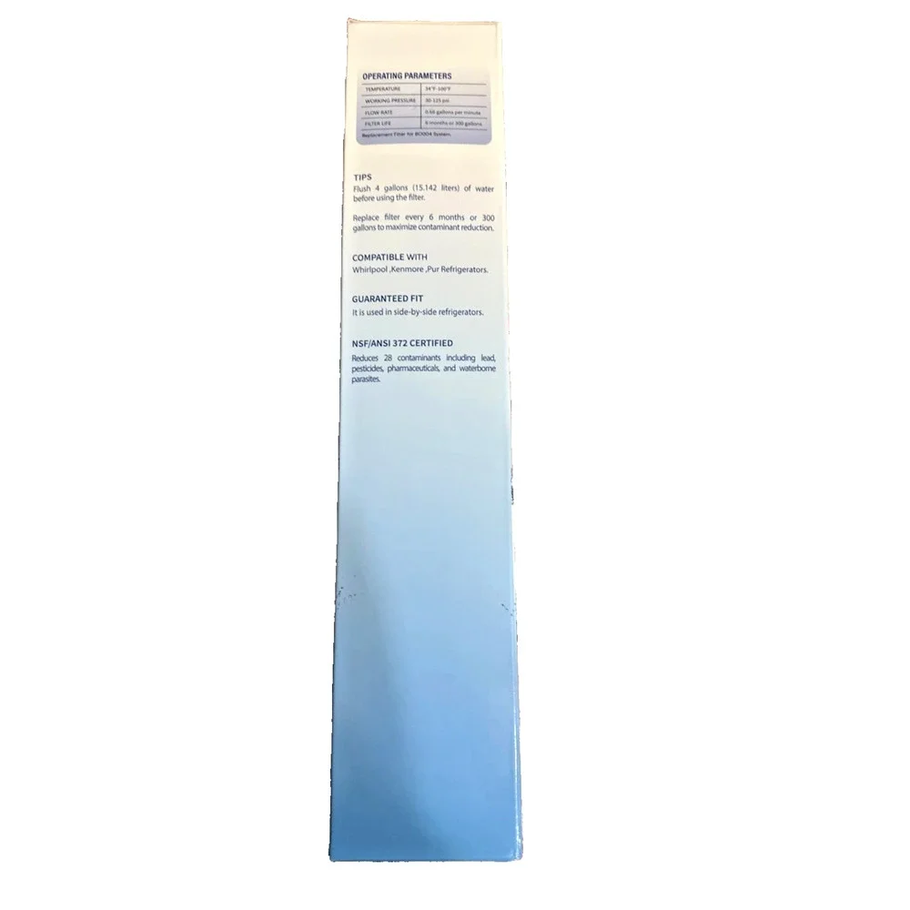 BOGDA BO004 Refrigerator Ice Water Filter Single Brand New in Box